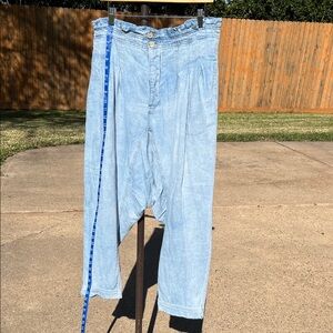 Free People Harem Denim Pants